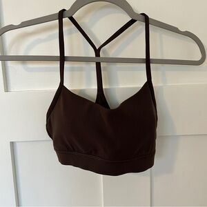 Lululemon flow y espresso bra